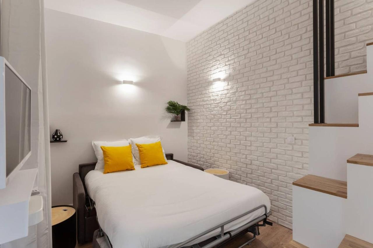 Studio 4 personnes avec Mezzanine à Montparnasse-Saint Germain Paris Exterior foto